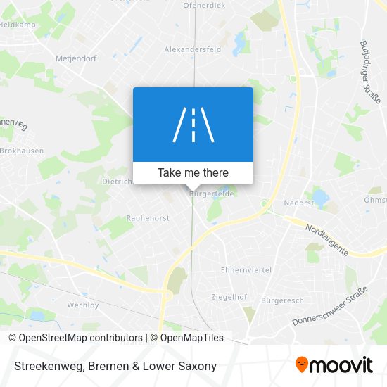 Streekenweg map