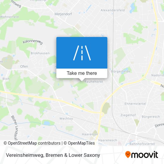Vereinsheimweg map