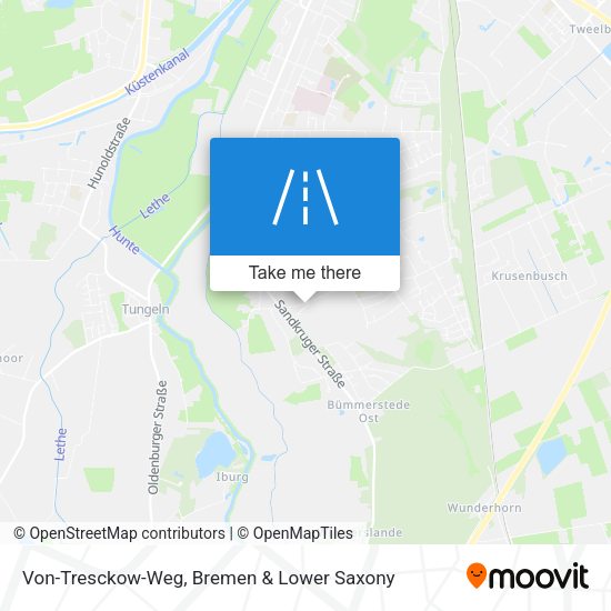 Von-Tresckow-Weg map