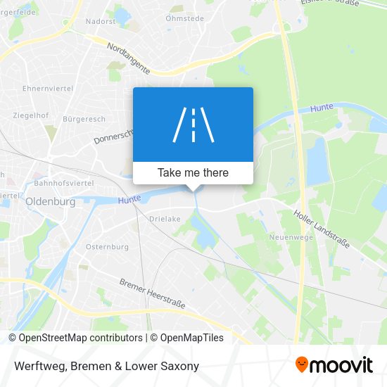 Werftweg map