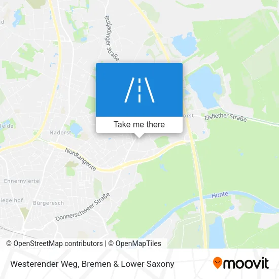 Карта Westerender Weg