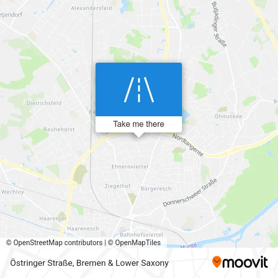 Östringer Straße map