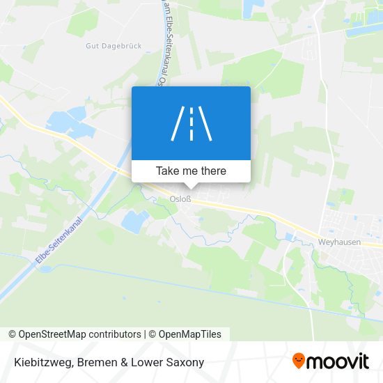 Kiebitzweg map