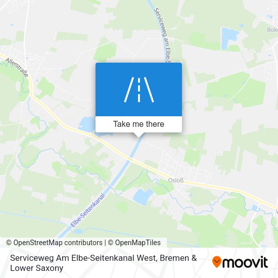 Serviceweg Am Elbe-Seitenkanal West map