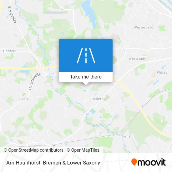 Am Haunhorst map