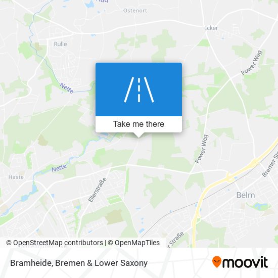 Bramheide map