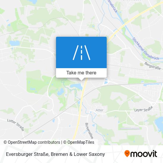Eversburger Straße map