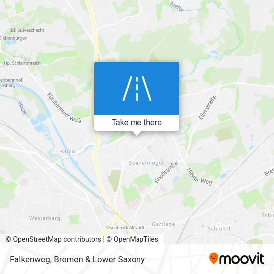 Карта Falkenweg
