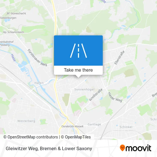 Карта Gleiwitzer Weg