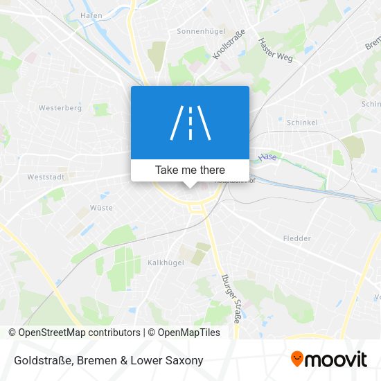 Goldstraße map