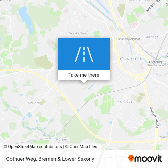 Gothaer Weg map