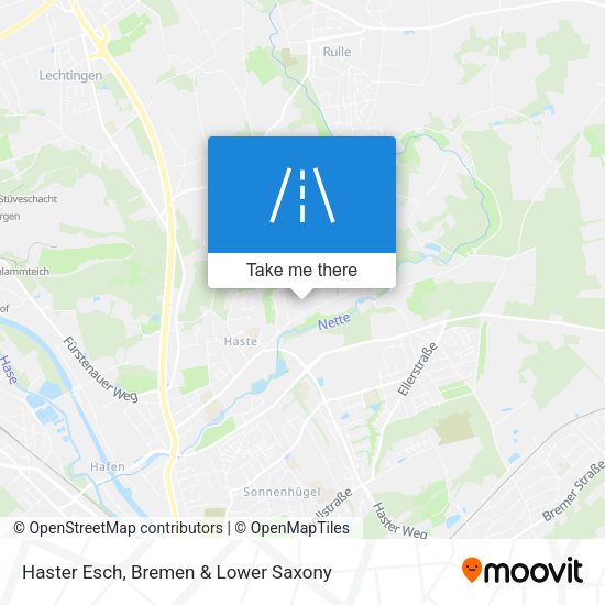 Haster Esch map