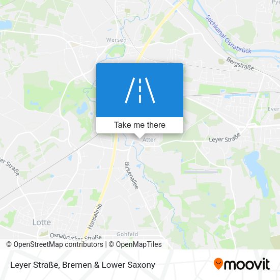 Leyer Straße map