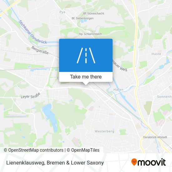 Lienenklausweg map
