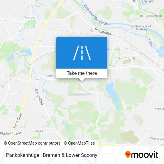 Pankokenhügel map