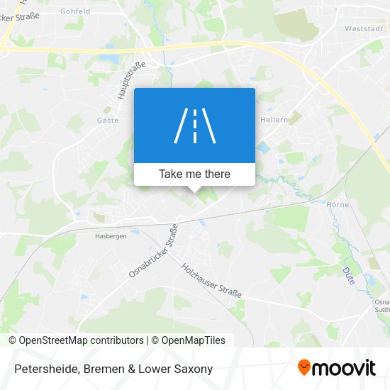 Petersheide map