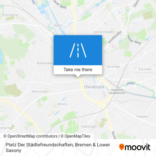 Карта Platz Der Städtefreundschaften