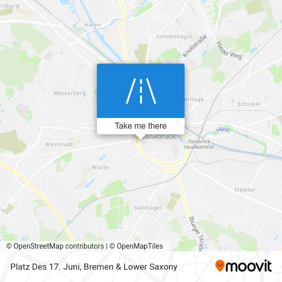 Карта Platz Des 17. Juni