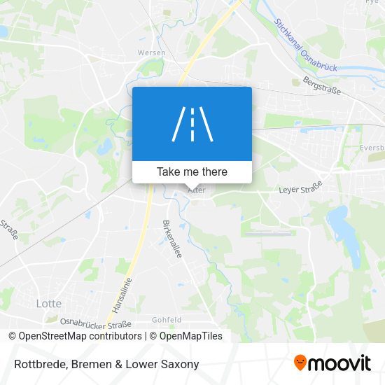 Rottbrede map
