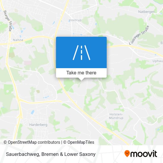 Sauerbachweg map