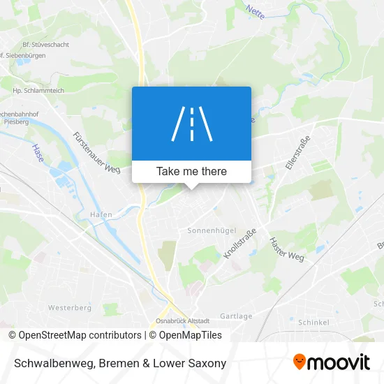 Карта Schwalbenweg
