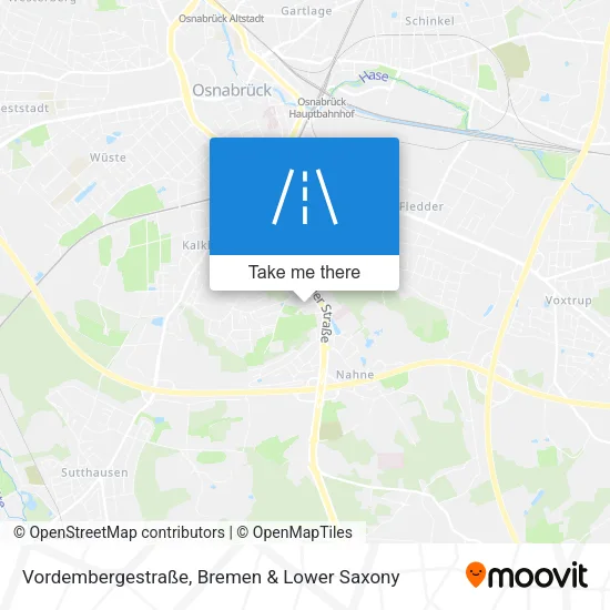 Карта Vordembergestraße