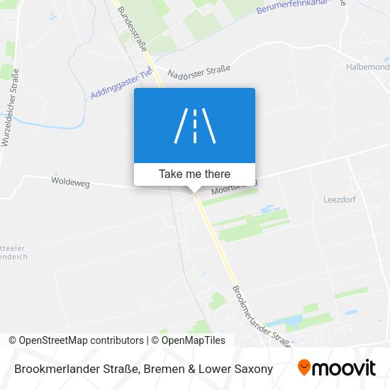 Brookmerlander Straße map