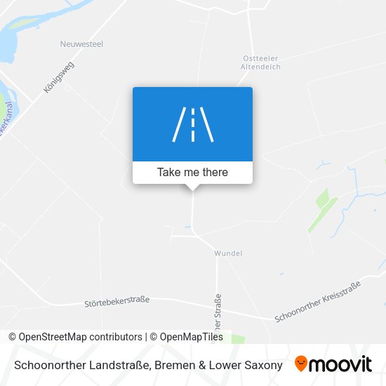 Schoonorther Landstraße map