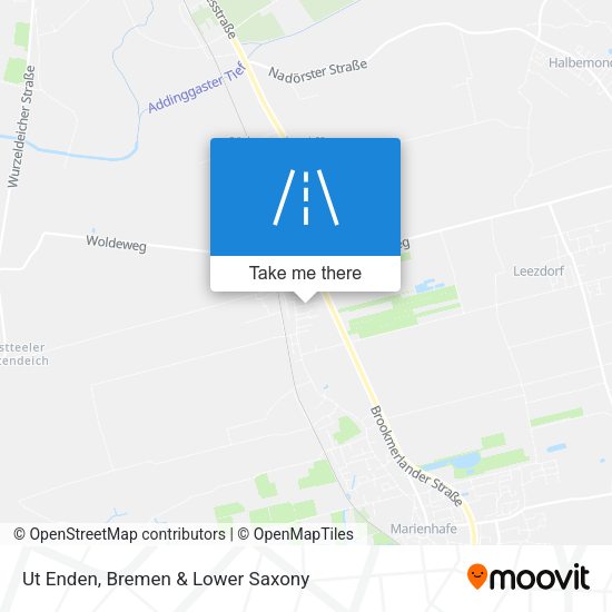 Ut Enden map