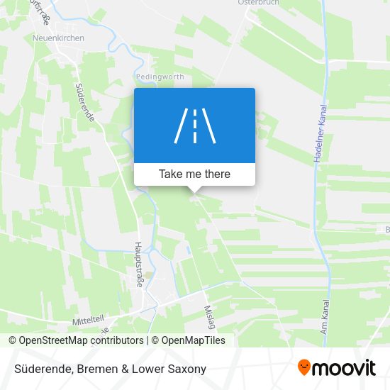 Süderende map