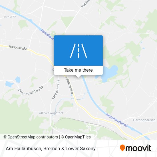 Am Hallaubusch map