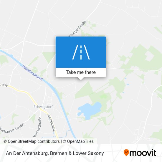 An Der Antensburg map
