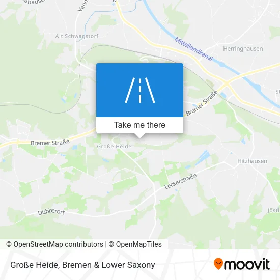 Große Heide map