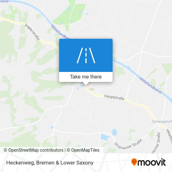 Heckenweg map