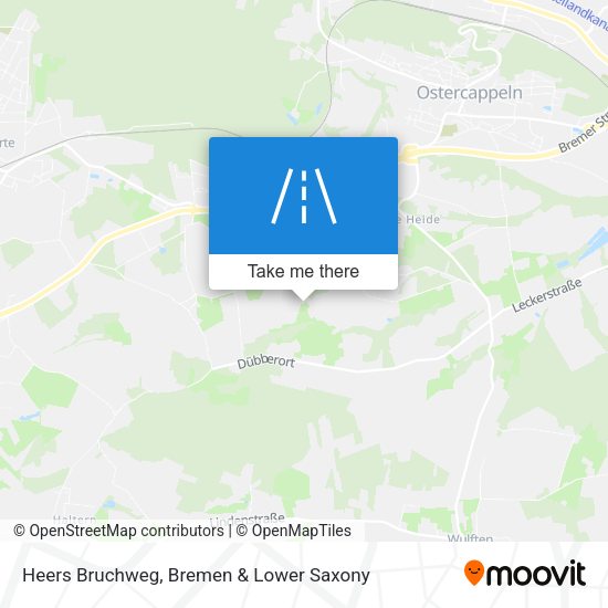 Heers Bruchweg map