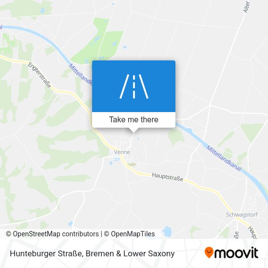Hunteburger Straße map