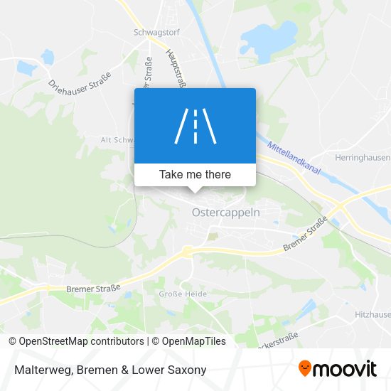 Malterweg map