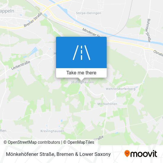 Mönkehöfener Straße map