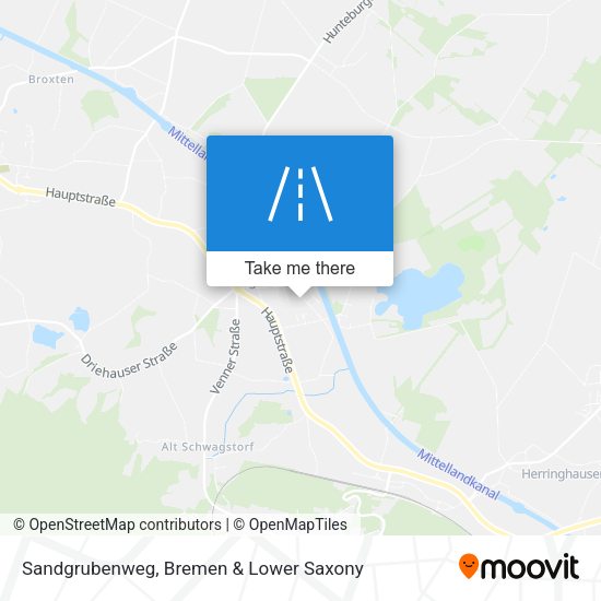 Sandgrubenweg map