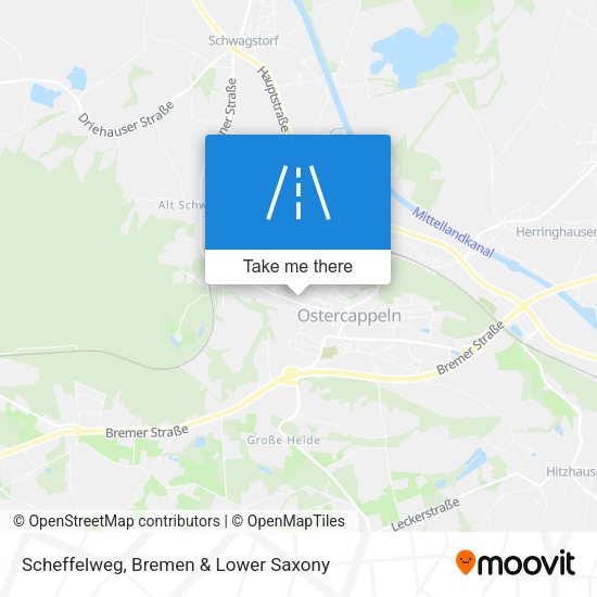 Scheffelweg map