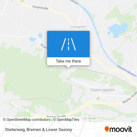Steilerweg map