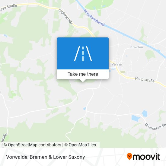 Vorwalde map