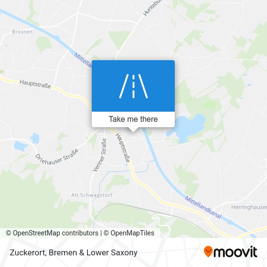 Zuckerort map