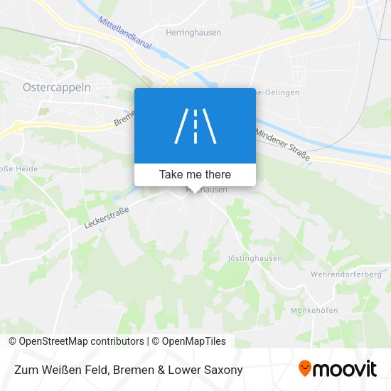 Zum Weißen Feld map