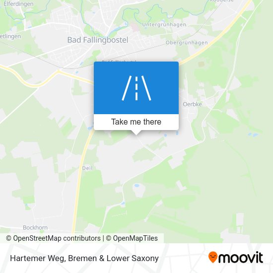 Hartemer Weg map