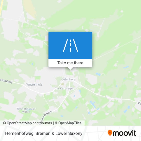 Hemenhofweg map
