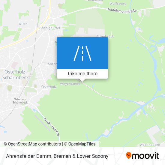Ahrensfelder Damm map