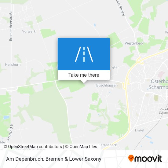 Am Depenbruch map