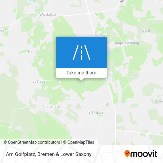 Am Golfplatz map