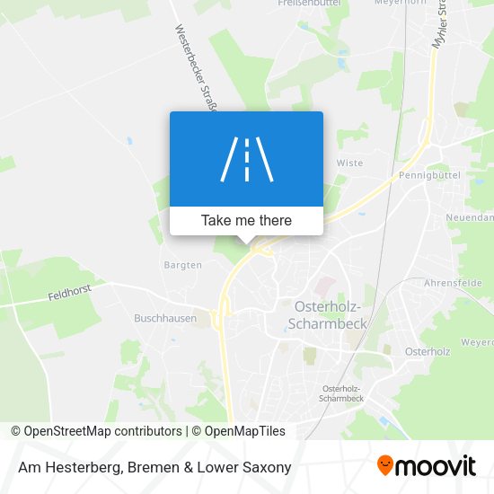 Am Hesterberg map